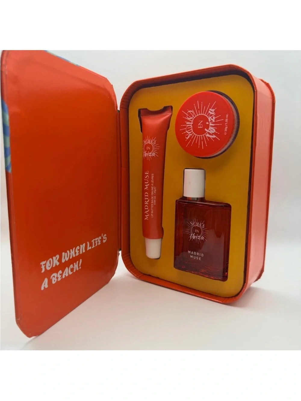 Solo En Ibiza Madrid Muse Beauty Gift Set w Tin Case